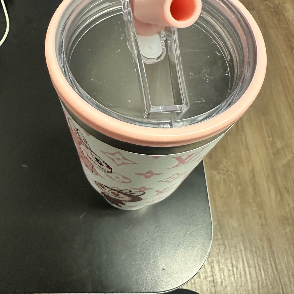 Colorful Character Tumbler with Handle